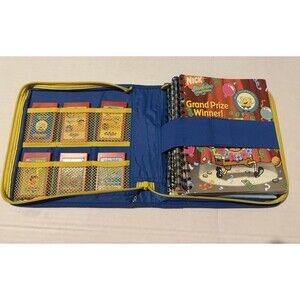Story Reader Books And Cartridges Set Of 11 Disney Pixar, Nick Jr, In Holder